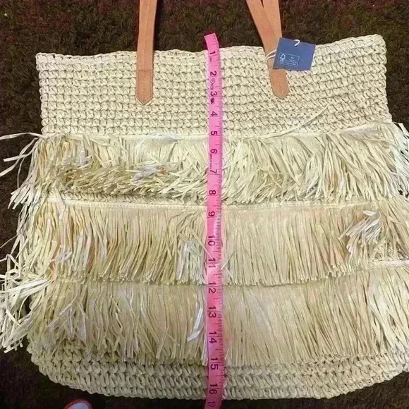 Beach bag- raffia bag - Picture 4 of 6